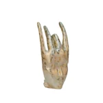 Handmade Resin Female Hand Statue Beauty Pearl White Hand Face Statue For Home Decor 20X22X40 cm - Image 3