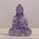 Meditating Buddha Idols for Home Decor Ashirwad Mudra Small Size Office Desk Table Outdoor Resin Statues L W H ( 14*8*19) cm