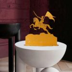 Chhatrapati Shivaji Maharaj Statue Metal Cutting for Table, Desk, Mandir, Home Decor, Gift, Shivaji Maharaj Statue Life Like Shivaji Maharaj Idol