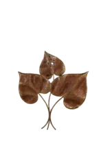 3 Copper Peepal Leaf Wall Art Decorative Wall Plate,Wall Decor Plates for Home & Office Decoration - Image 4