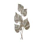 5 Pearl White Peepal Wall Art Decorative Wall Plate,Wall Decor Plates for Home & Office Decoration - Image 2