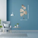 5 Pearl White Peepal Wall Art Decorative Wall Plate,Wall Decor Plates for Home & Office Decoration - Image 3