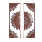 Mandala Wall Hanging Art of Metal Copper Mandala Frame Set Of Two for Living Room, Hall, Guest Room - Image 2