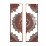 Mandala Wall Hanging Art of Metal Copper Mandala Frame Set Of Two for Living Room, Hall, Guest Room - Image 2