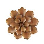 Vintage Golden Flower Metal Wall Art Frame, Wall Hangings for Home Decoration, Wall Sculpture for Living Room, Wall Hanging Decorative Items for Bedroom - Image 3