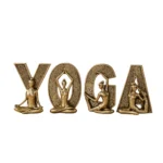 Yoga Lady Figurines Set of 4 Gold – Modern Resin Meditation & Exercise Sculptures for Home Décor – Women Yoga Poses Showpieces for Living Room, Office, Bedroom & Tabletop - Image 2