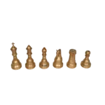 Chess Pieces Statue Sculpture Gold for Home Decor | Office Decor | Table Decoration Set of 6 - Image 5