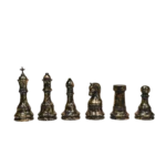 Chess Pieces Statue Sculpture Black for Home Decor | Office Decor | Table Decoration Set of 6 - Image 2