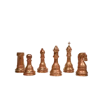 Chess Pieces Statue Sculpture Peral Gold for Home Decor | Office Decor | Table Decoration Set of 6 - Image 2