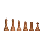 Chess Pieces Statue Sculpture Peral Gold for Home Decor | Office Decor | Table Decoration Set of 6 - Image 4