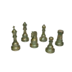 Chess Pieces Statue Sculpture Peral White for Home Decor | Office Decor | Table Decoration Set of 6 - Image 3