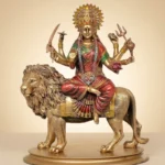 Maa Durga Ji Statue | Sherawali Mata Resin Idol | Multicolor Durga Devi Murti for Home Temple, Pooja Room, Office Decor | Religious Showpiece | Gift Item - Image 3