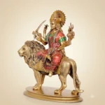 Maa Durga Ji Statue | Sherawali Mata Resin Idol | Multicolor Durga Devi Murti for Home Temple, Pooja Room, Office Decor | Religious Showpiece | Gift Item - Image 2