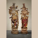 Radha Krishna Jugal Jodi Idol | Radhey Shyam Murti for Home Decor, Pooja Room, Temple | Lord Krishna Decorative Showpiece | Spiritual Gift for Housewarming & Festivals - Image 3