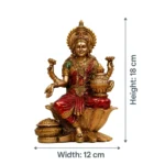 Laxmi Ganesh Ji Statue in Resin | Lakshmi Ganesha Murti for Home Temple, Diwali Pooja, Mandir Decoration | Hindu Religious Idol for Home Decor, Festive Gifting - Image 2